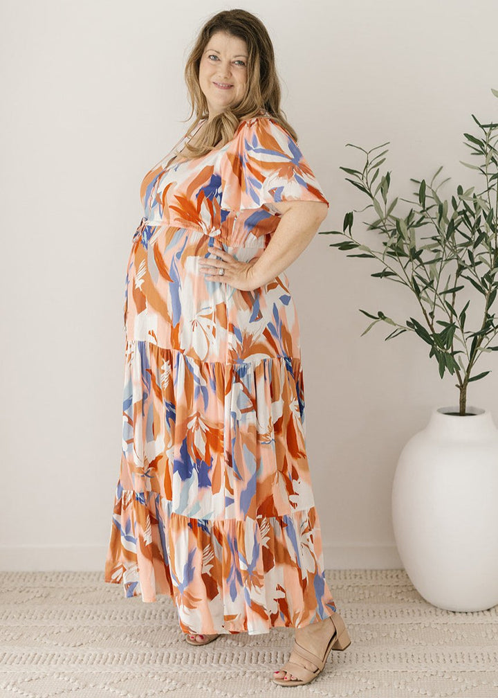 Harper Maxi Dress in Goldie