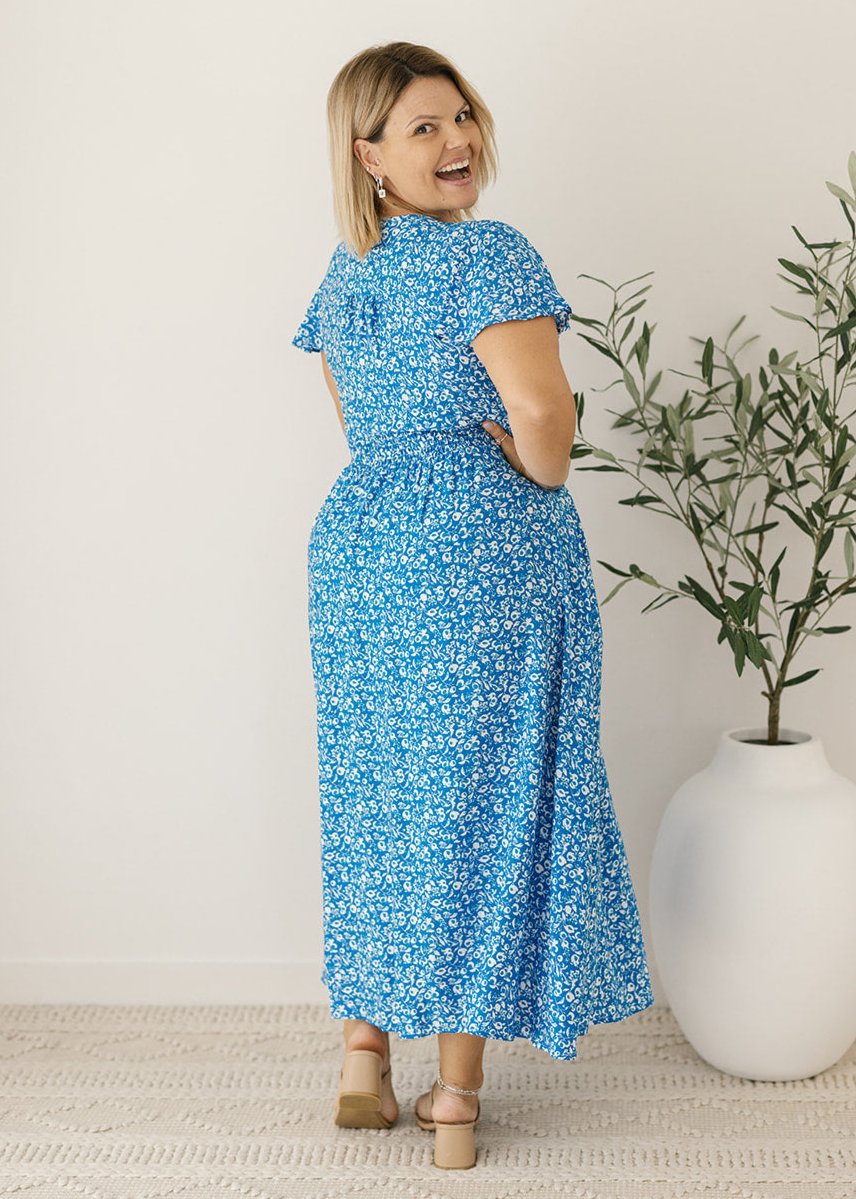 Scarlett Midi Dress in Echo