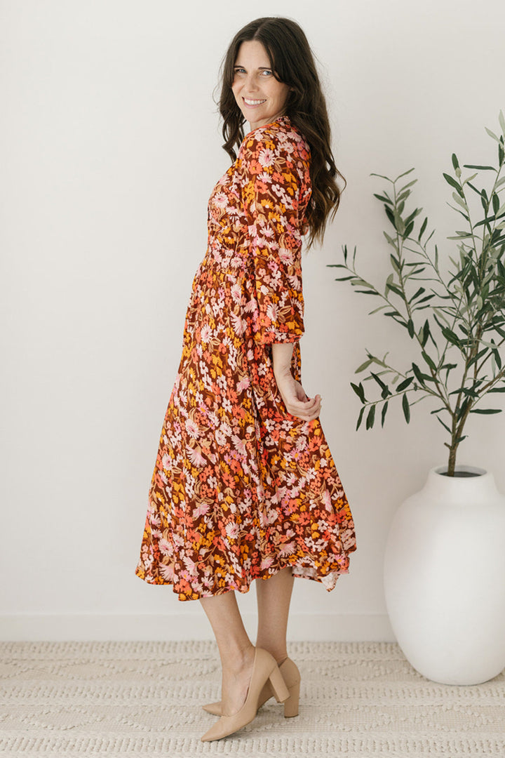 Sutton Midi Dress in Albany